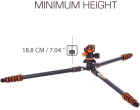 Штатив 3 Legged Thing Punks Travis 2.0 Black Copper (TRAVISBLACK2.0)