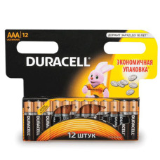 Батарейка Duracell AAA LR03 MN2400 (12 шт.)