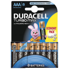 Батарейка Duracell AAA LR03 MX2400 Turbo Max (8шт.)