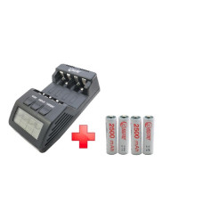 Зарядное устройство ExtraDigital BM110 (AAC2830) + 4шт AA 2500 mAh