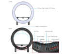 Кольцевой свет Falcon DVR-512DVC LED Ring (32W)