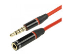 Удлинитель для наушников Teyeleec Longer Jack Red 3.5мм 110см