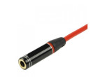 Удлинитель для наушников Teyeleec Longer Jack Red 3.5мм 110см