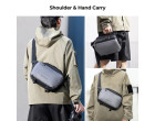 Cумка K&F Concept Alpha Camera Sling Bag Silver 10L (KF13.157)