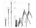 Штатив K&F Concept K254A3+BH-28L (KF09.089V1)
