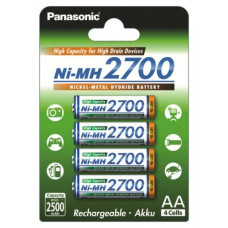 Аккумулятор Panasonic Ni-MH АА 2700mAh BK-3HGAE/4BE (4шт.)