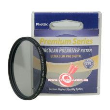 Светофильтр Phottix PRO C-PL Digital Ultra Slim Filter 52mm