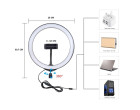 Кільцеве світло зі стійкою Puluz PKT3039 Ring Light 26см (20W)