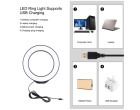 Кільцеве світло зі стійкою Puluz PKT3058 Ring Light 12см (8W)