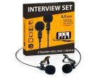 Петличний мікрофон Powerdewise Dual Lavalier Microphone Interview Set
