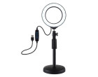 Кольцевой свет со стойкой Puluz PU391 Ring Light 12см (8W)