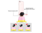 Головка для панорамной съёмки Puluz PU360Y (yellow)