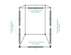Фотобокс з підсвічуванням Puluz PU5210EU LED 200x120x80см