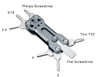 Набор отверток SmallRig Folding Screwdriver Kit Hunter