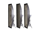 Софтбокс стрипбокс с сотами Menik SS-012RG 40x140см