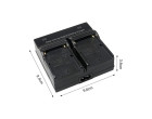 Зарядное устройство Visico Double для двух Sony NP-F550, NP-F750, NP-F950