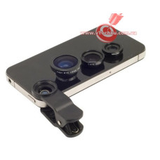 Объектив для телефона iLens Clip 3 in 1 black