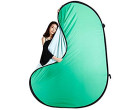 Фон в пружинной рамке Visico BP-028 2в1 Chroma Key (зелёный/белый) 150x200см