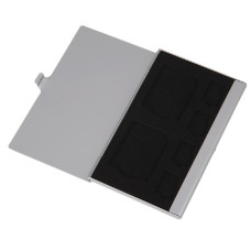Кейс для карт памяти Visico Metal Case MC-SD2MSD4 silver