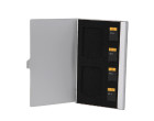 Кейс для карт памяти Visico Metal Case MC-SD2MSD4 silver