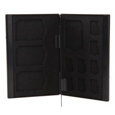 Кейс для карт памяти Visico Metal Case MC-SD4MSD8 black
