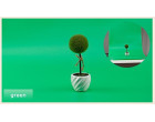 Фон для зйомки Visico PVC-1020 Green (100x200см)