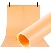 Фон для зйомки Visico PVC-1020 Orange (100x200см) Фон для зйомки Visico PVC-1020 Orange (100x200см)