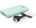 Зовнішній акумулятор Extradigital YN-010 20000mAч, Mint (PBU3410)