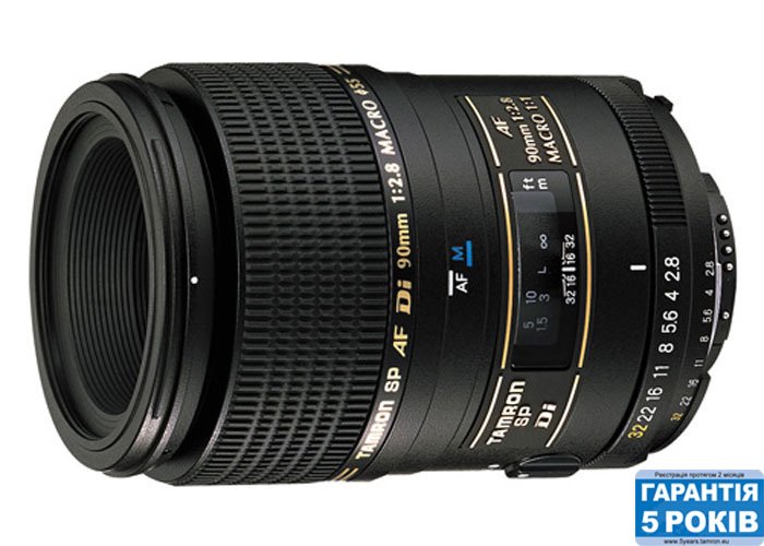 Объектив TAMRON SP AF 90mm F/2,8 Di Macro 1:1 для Canon: купить в